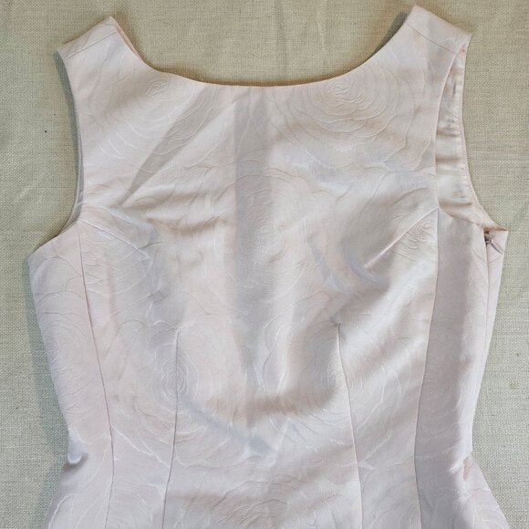 Kate Spade Pink Rose Embossed Jacquard Dress - Size 2 - Picture 3 of 8